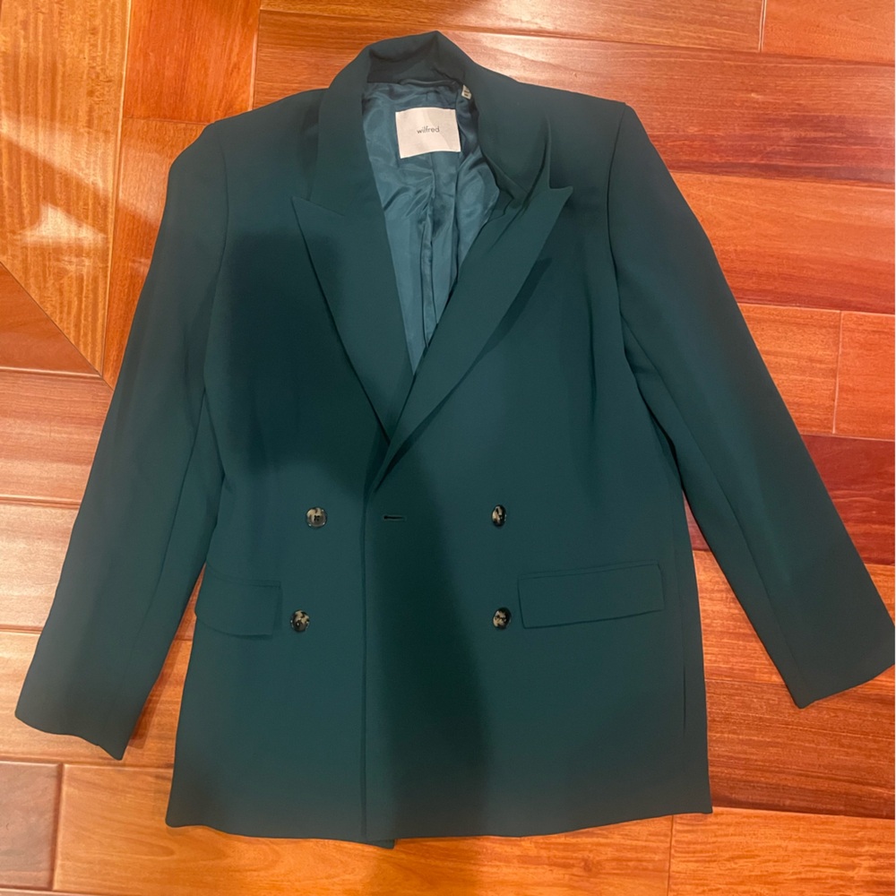 Wilfred Green Double-Breasted Blazer 2XS